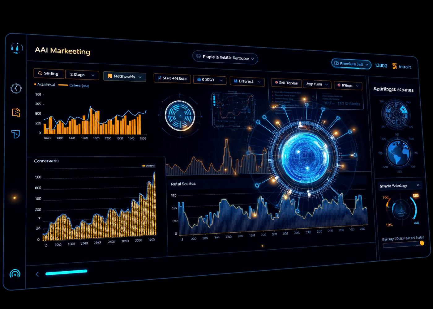 AI marketing dashboard